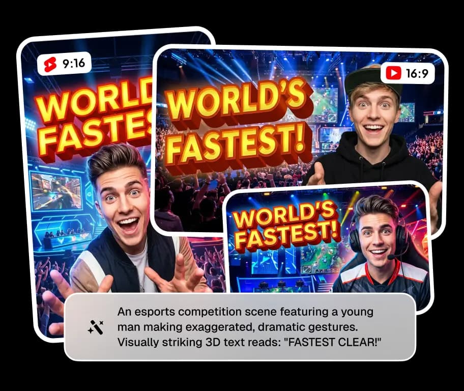 Text to Thumbnail & Image to Thumbnail